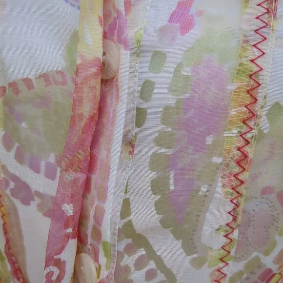 Coldwater Creek Sheer Top Shell - Picture 4 of 5